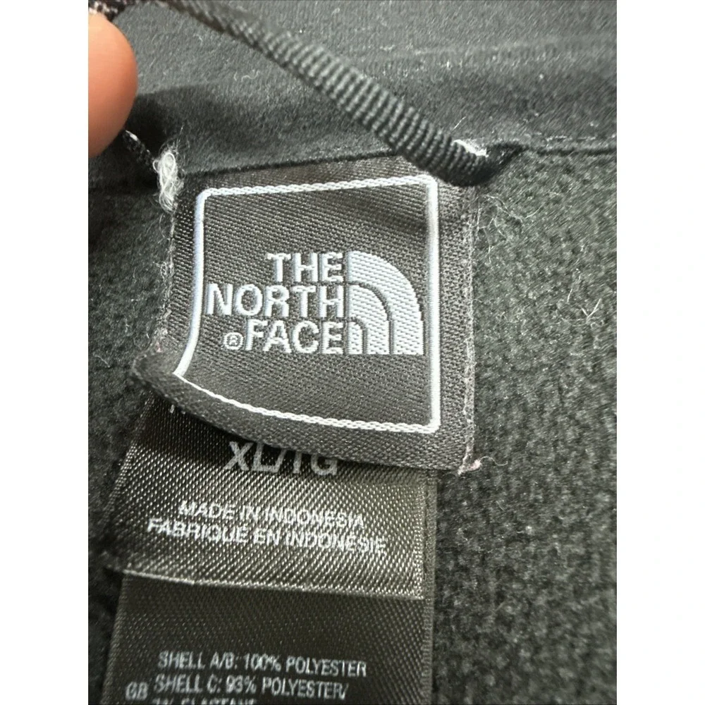 The North Face Glacier Mens Fleece Black Full Zip Warm Durable Jacket Coat Sz XL
